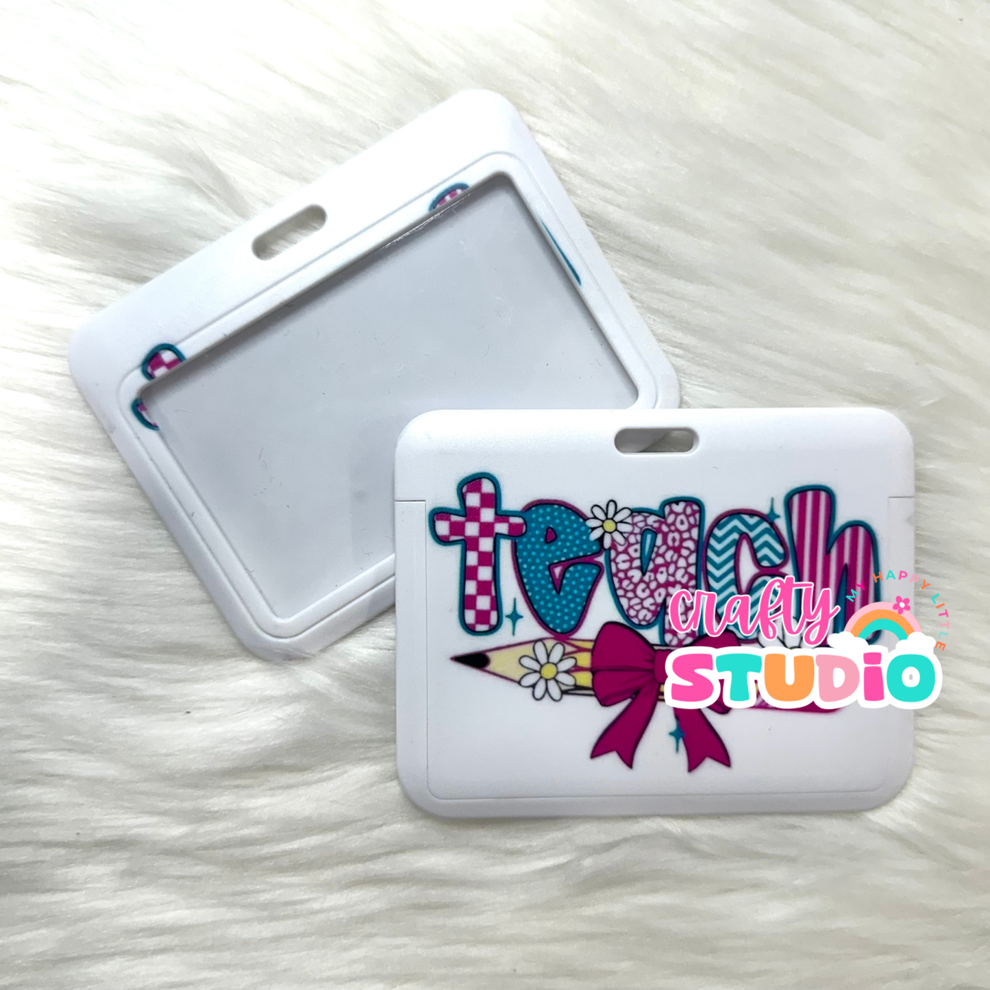 Teach (Pink) Badge Buddy