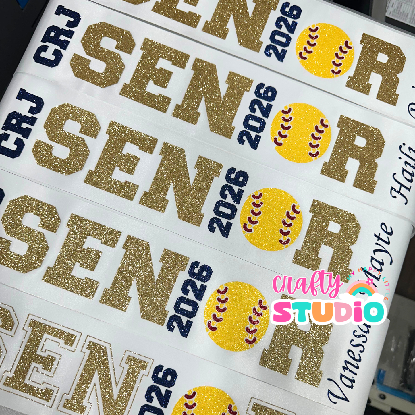 Personalized Senior Sash