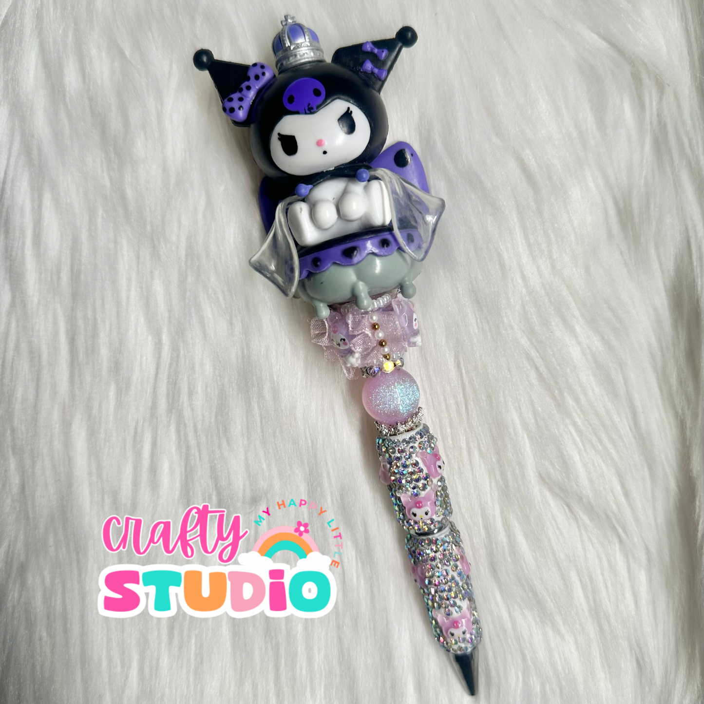 Kuromi Beaded Pen