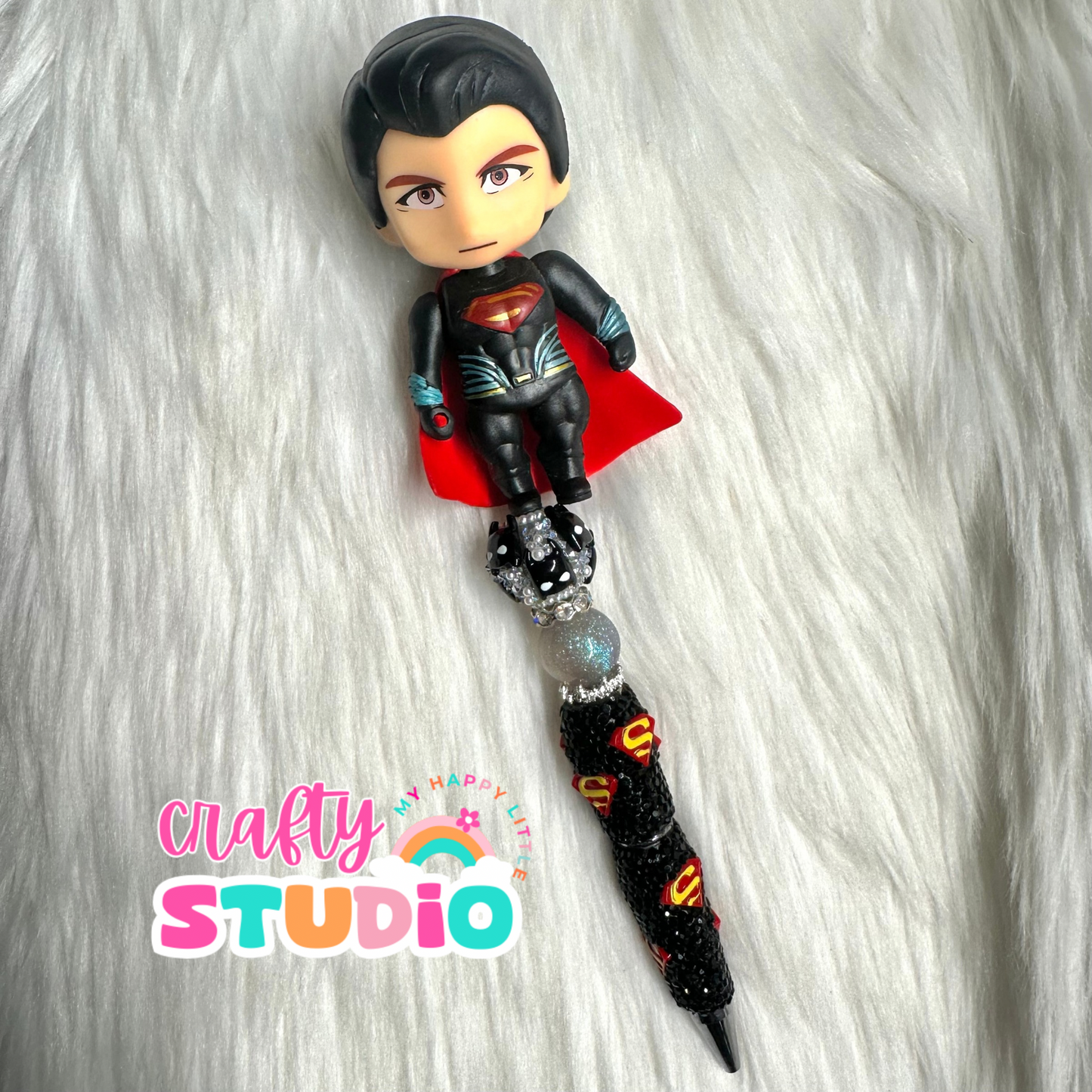 Superman Beaded Pen