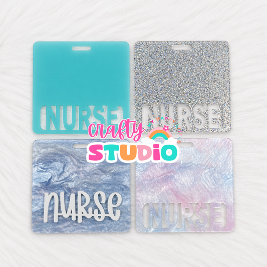 Acrylic Nurse Badge Buddy
