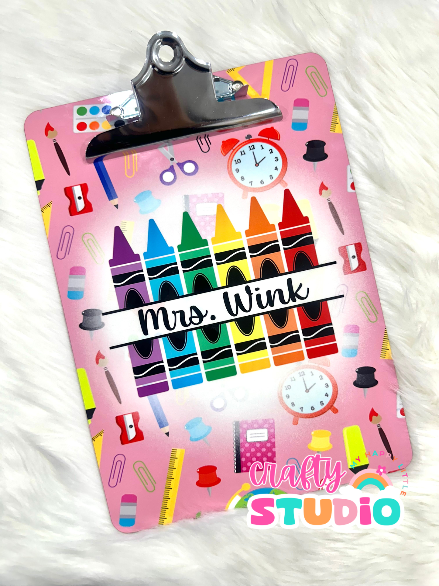 ✏️📋 Personalized Teacher Clipboard